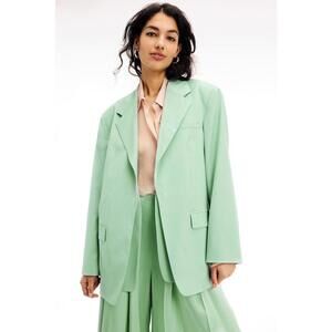 BOSS By Hugo Boss Green Jaleda Tailored Blazer Size 10